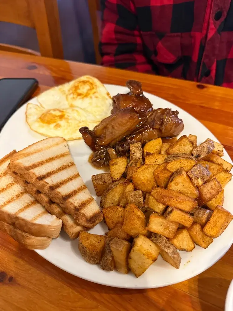 Filipino BBQ platter at Chicken House & Catering Whyte Avenue Edmonton